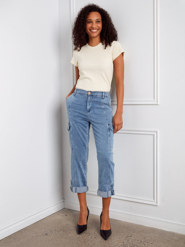 Crafted from stretch fabric, these jeans ensure all-day comfort without compromising style. A wardrobe essential for any occasion by Charlie B.