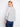 Comfortable 100% cotton blouse with charming tie-front and V-neck style by Charlie B.