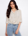 Striped shirt with a classic shirt collar, perfect for casual outings. The soft fabric ensures comfort and style by Charlie B.