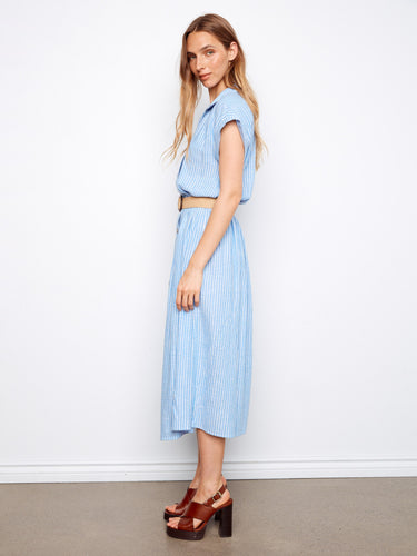 Featuring hidden pockets, this maxi length dress combines functionality with fashion. By Charlie B.