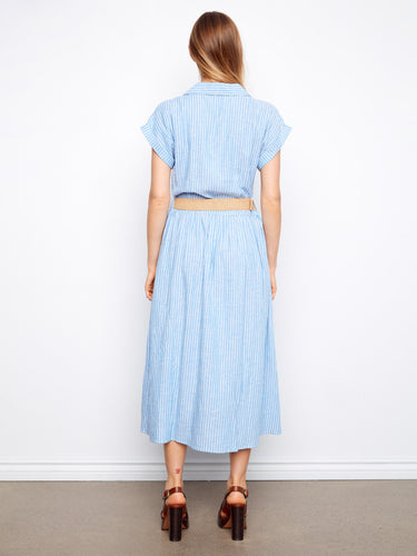 With its front button closure, this dress is both practical and chic for everyday wear. By Charlie B.