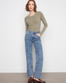 Jeans featuring a stylish wide leg design, perfect for a modern look. Crafted with attention to detail by Charlie B.