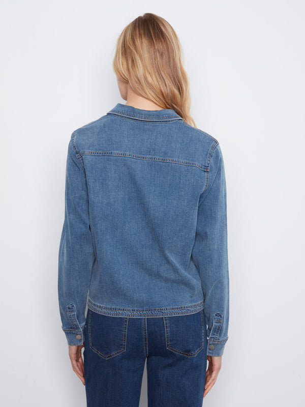 Tencel Denim Shirt - Medium Blue