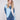 Heather Denim argyle sweater with jacquard knit, offering a stylish and cozy feel by Charlie B.