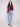 Sophisticated short-length cabernet jacket with elegant zipper details on faux pockets by Charlie B.
