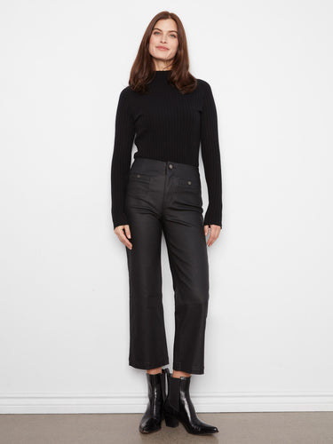 Stylish pants with a flare leg design, offering a chic and modern silhouette. Crafted for comfort and style by Charlie B.