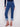 Cropped indigo jeans featuring wide cuffs and a stylish five-pocket design by Charlie B.