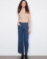 These jeans feature a wide leg design, perfect for a relaxed yet stylish look. Crafted with attention to detail by Charlie B.