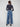 The regular rise of these blue jeans ensures comfort while the floral jacquard adds a stylish touch to your look by Charlie B.