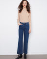 These jeans feature a chic wide leg design, perfect for a modern wardrobe update. Crafted with care by Charlie B.