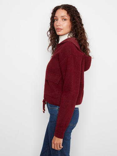 Large patch pockets on the front offer both utility and a trendy look in this fashionable jacket by Charlie B.