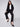 Charlie B Blazer with Ruched Back - Black - Image 3