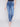 Charlie B Bootcut Jeans with Asymmetrical Hem - Medium Blue - Image 6