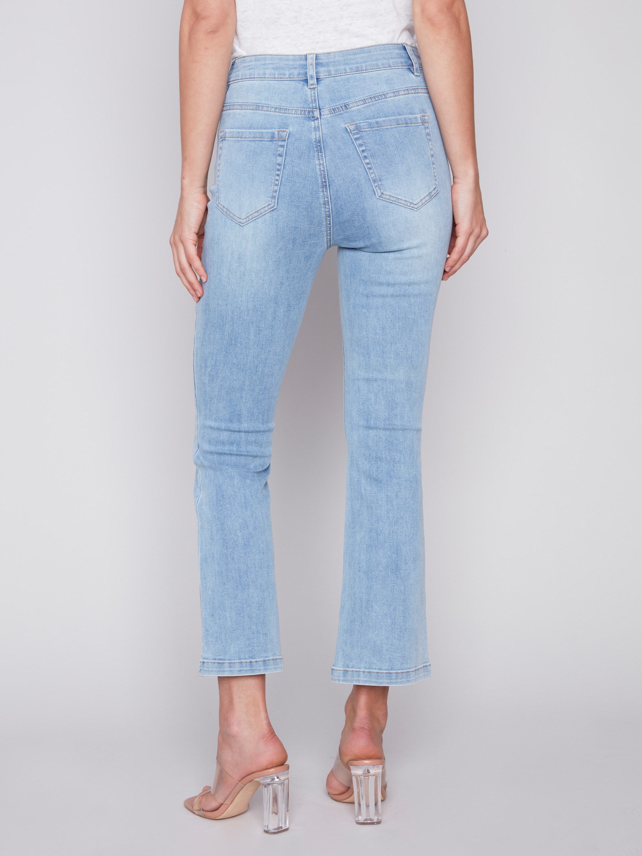 Women's Bootcut Jeans Stretch Light Blue Charlie B