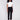 Charlie B Capri Pants with Hem Slit - Black - Image 1