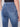 Charlie B Cropped Bootcut Jeans with Asymmetrical Hem - Medium Blue - Image 6
