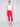 Charlie B Cropped Bootcut Twill Pants with Asymmetrical Hem - Cherry - Image 1