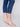 Charlie B Cropped Jeans with Zipper Detail - Indigo - Image 4