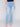 Charlie B Flare Jeans with Decorative Buttons - Light Blue - Image 2