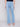 Charlie B Flare Jeans with Decorative Buttons - Light Blue - Image 3