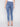 Charlie B Frayed Hem Cropped Denim Pants - Medium Blue - Image 5