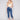 Charlie B Cropped Jeans with Embroidered Cuff - Indigo - Image 1