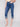Charlie B Cropped Jeans with Embroidered Cuff - Indigo - Image 2