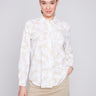 Charlie B Linen Blend Button-Down Shirt - Animal - Image 1