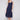 Charlie B Long Sleeveless Cotton Eyelet Dress - Navy - Image 1