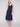 Charlie B Long Sleeveless Cotton Eyelet Dress - Navy - Image 1