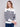 Charlie B Ottoman Cotton Funnel Neck Sweater - Nautical - Image 4