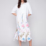 Charlie B Printed Long Linen Tunic Dress - Pastel - Image 1