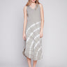 Charlie B Printed Sleeveless Cotton Dress - Celadon - Image 1