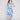 Charlie B Printed Sleeveless Cotton Dress - Sky - Image 1