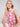 Charlie B Printed Sleeveless Linen Top with Slit - Sherbet - Image 6