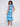 Charlie B Printed Sleeveless Midi Dress - Ocean - Image 2