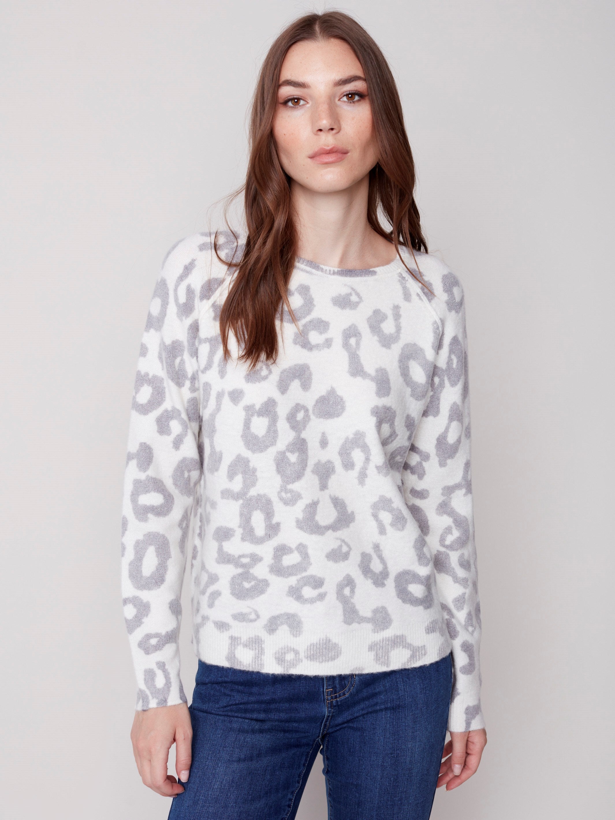 Reversible Animal Print Sweater - Animal