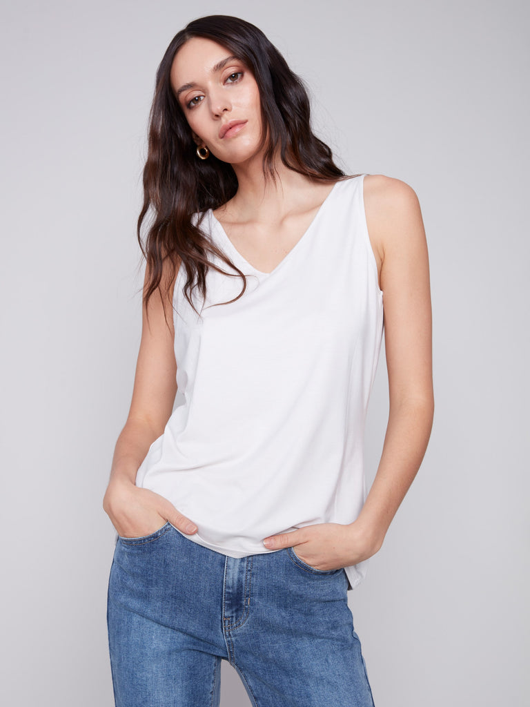 Charlie B ReversibleTank Greige