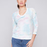Charlie B Reversible Cotton Sweater - Multicolor - Image 1