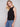 Charlie B Sleeveless Linen Top with Side Buttons - Black - Image 5