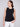Charlie B Sleeveless Organic Cotton Slub Knit Top - Black - Image 6