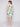 Sleeveless Printed A-Line Linen Dress - Resort