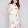 Charlie B Sleeveless Printed Linen Dress - Wildflower - Image 1