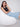 Charlie B Stretch Denim Skort with Frayed Hem - Bleach Blue - Image 5