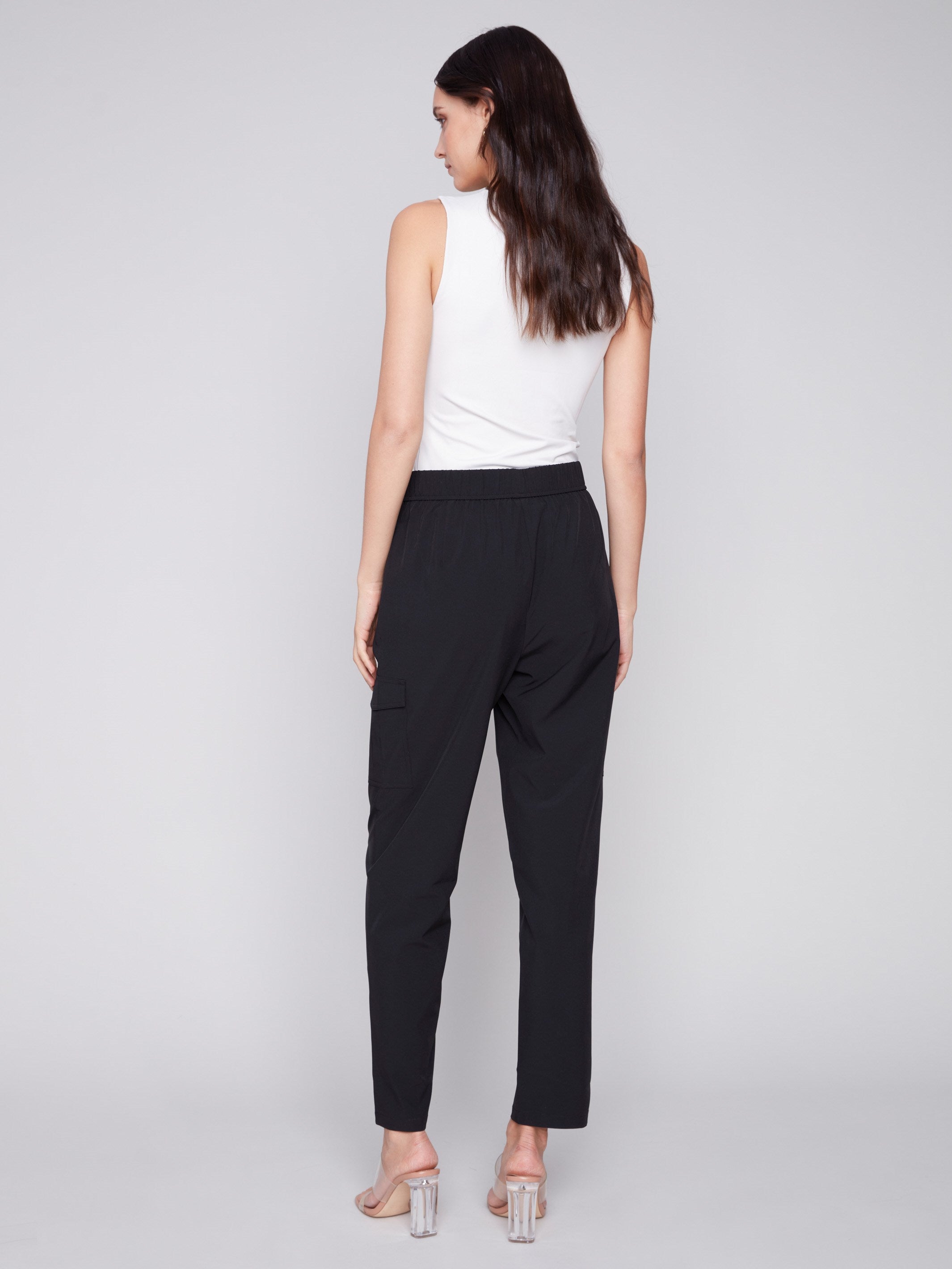 Charlie B Infinity Pull On Pant Black