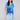 Charlie B Tie-Dye Dress with Dolman Sleeves - Sky - Image 1