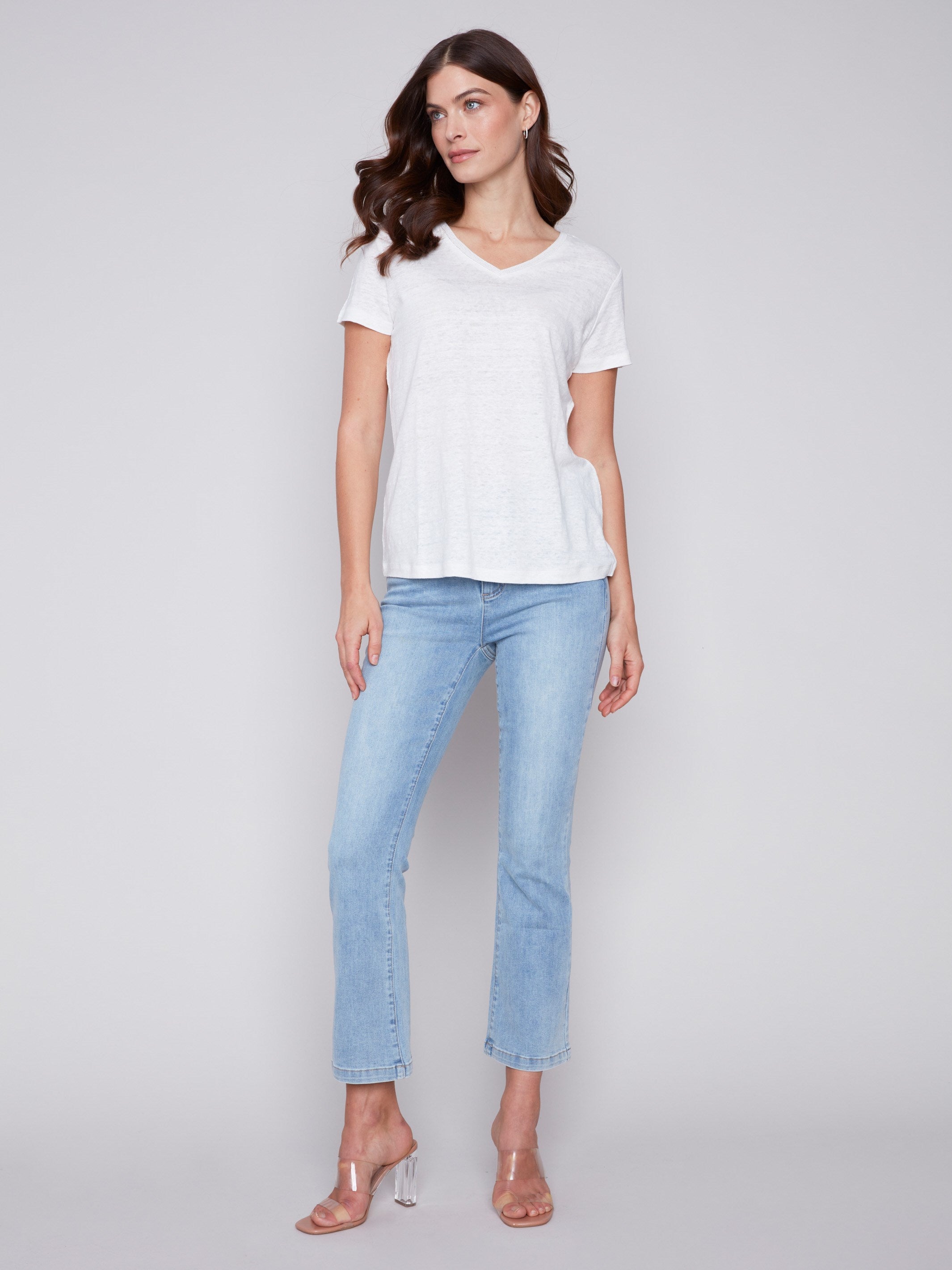 Charlie B Slik Feel White/Ivory Tank Top